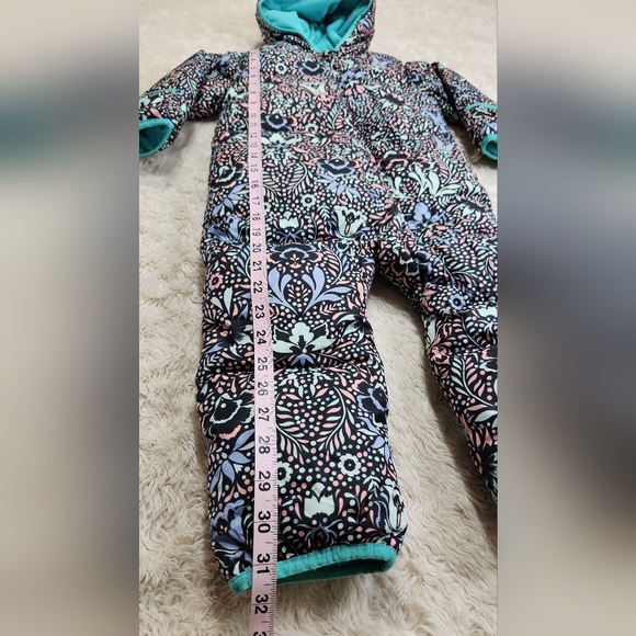 Columbia Snuggly Bunny Bunting Girls 18 - 24 Months Teal Purple Pink Mint Floral - Picture 9 of 14